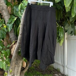 Vintage It’s Per-Fit Asymmetrical Skirt with a Beaded and Embroidered Detail